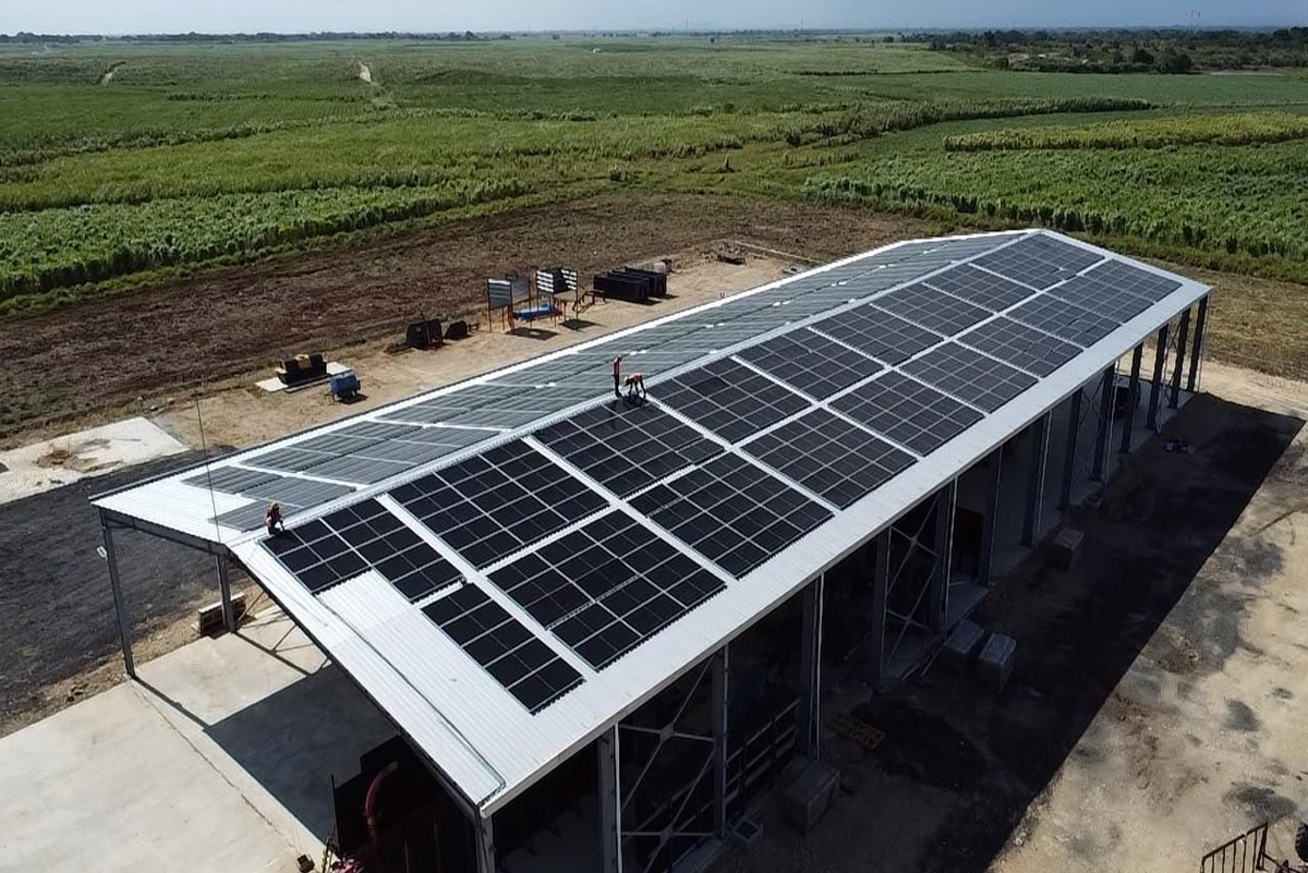Sistema solar con baterías